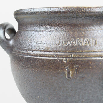 Gryta med lock från Höganäs, 1 liter.